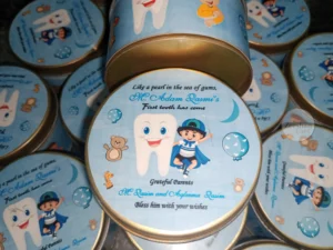 Baby 1st tooth Sweet Tin Box