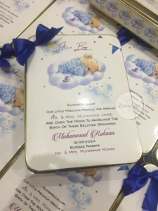 1 Kg Baby Boy Sweet Box with Bow