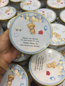 250 Gram Baby Boy Sweet Tin Box